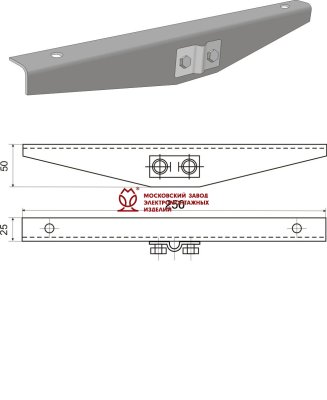 Подвеска НЛ-ПВ L-250 УТ2,5 цинк