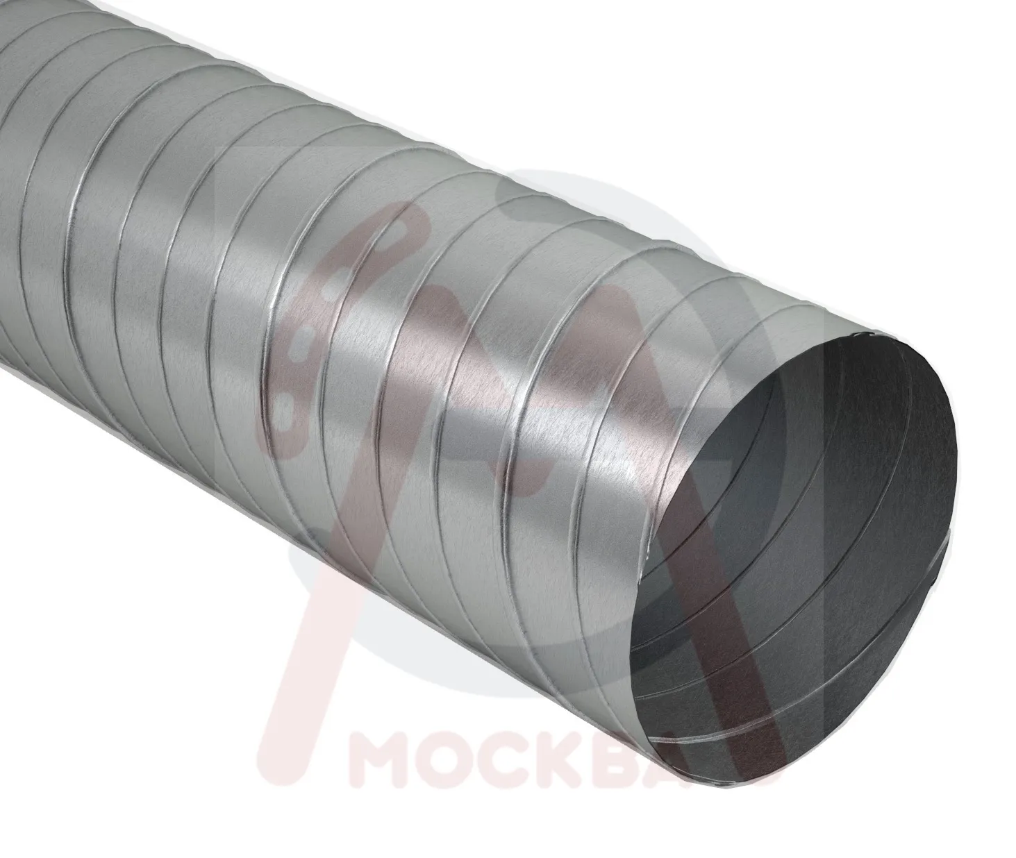 Воздуховод спирально-навивной 200х3000мм (0,5мм) УТ2,5 цинк